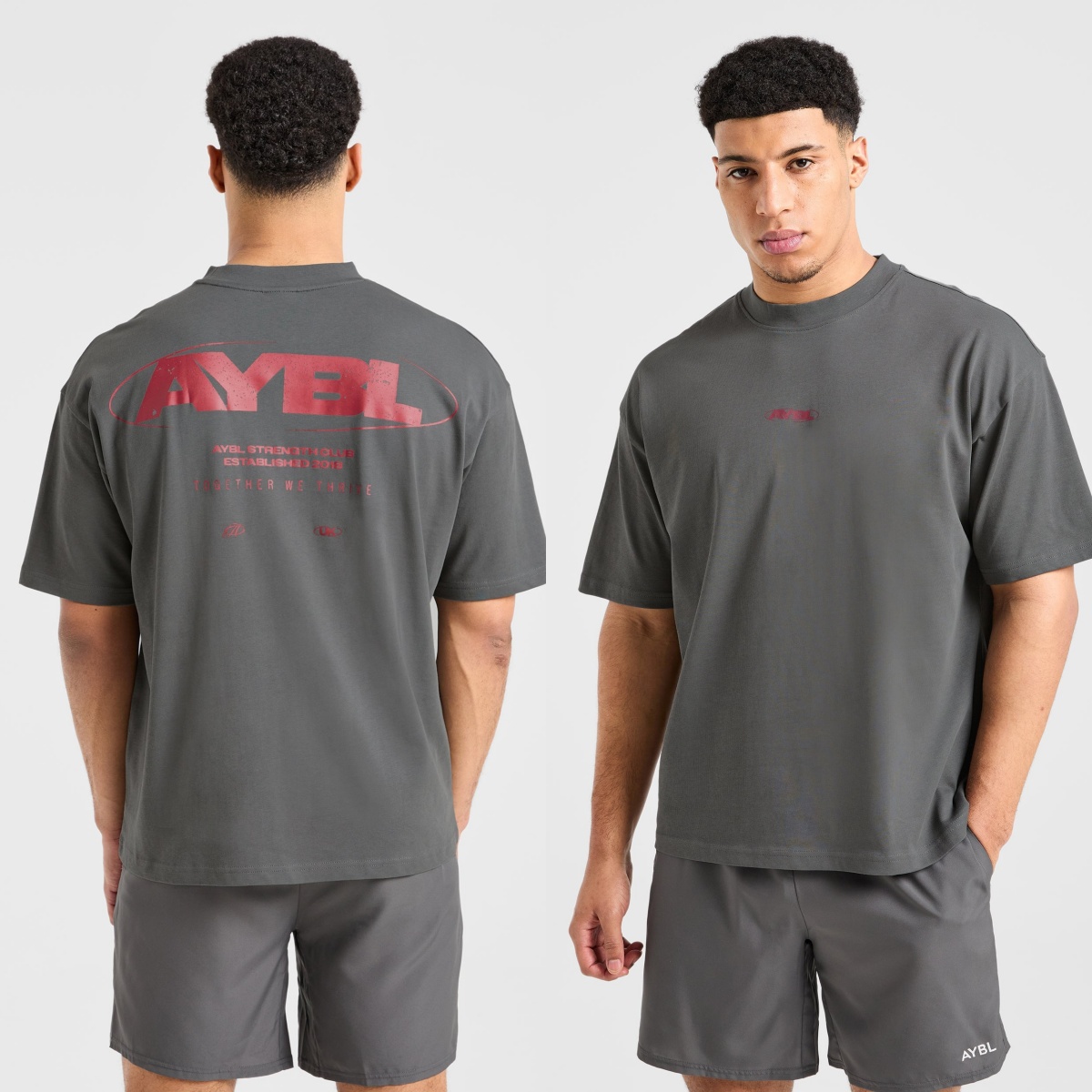 Streetwear Brand Logos - تي شيرت بشعار أحمر من ماركة